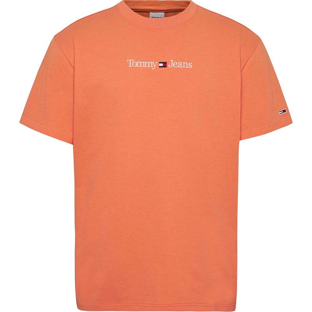 

Футболка Tommy Jeans Classic Linear Logo, оранжевый