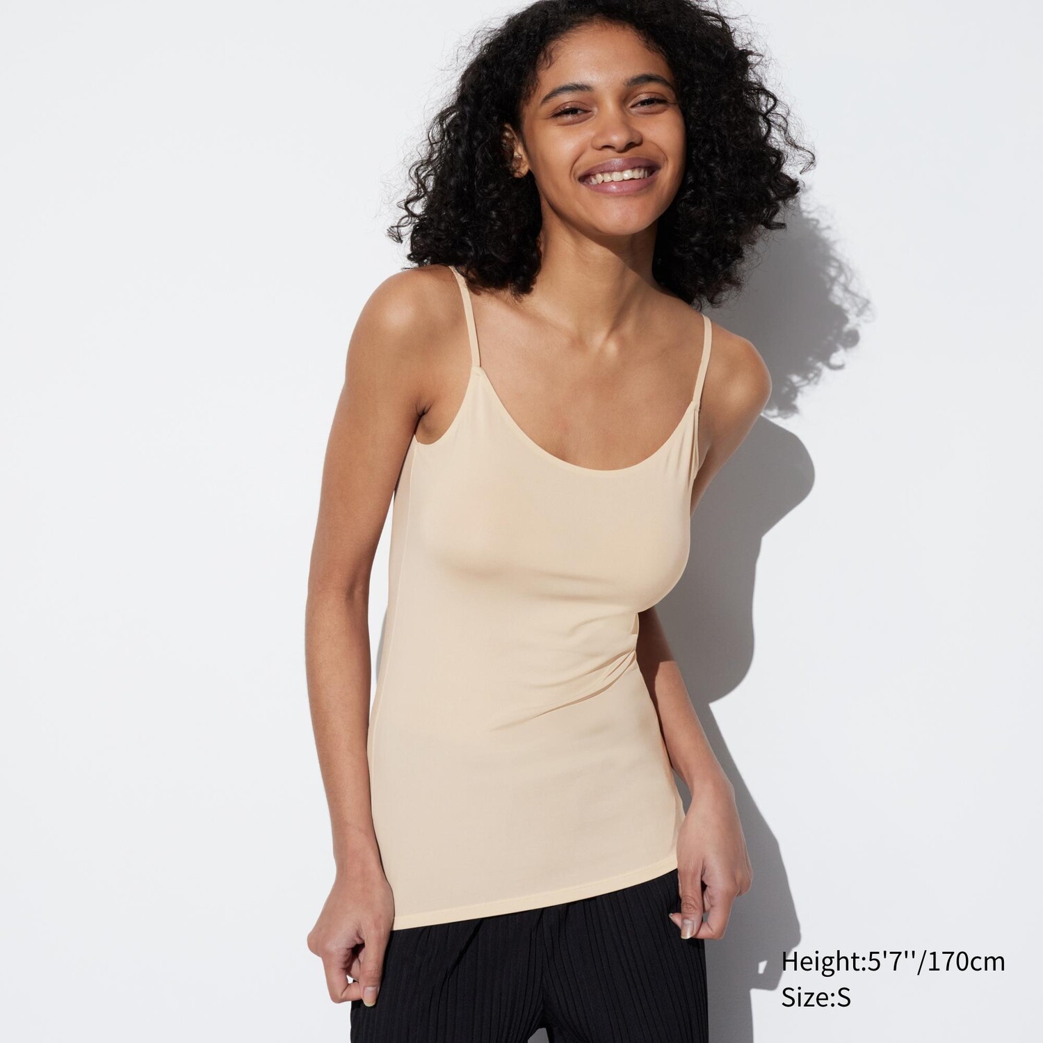 

Майка airism UNIQLO, бежевый