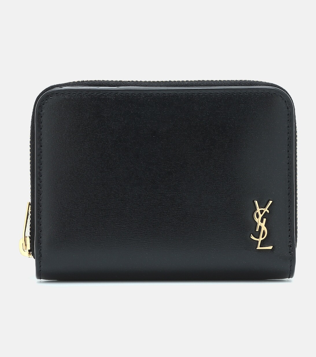 

Кожаный кошелек Saint Laurent, черный