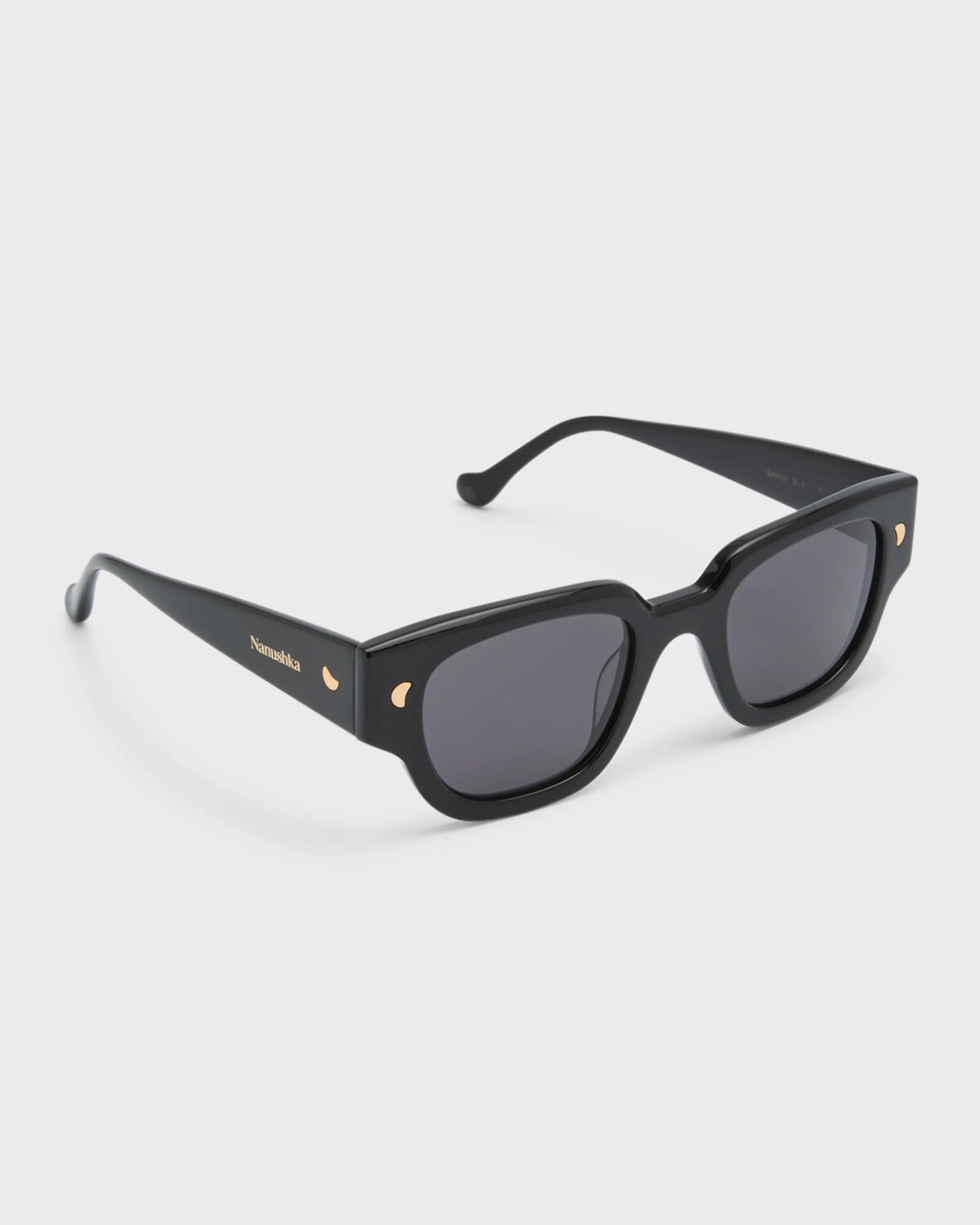 

Квадратные солнцезащитные очки Samui из ацетата Nanushka, цвет Black