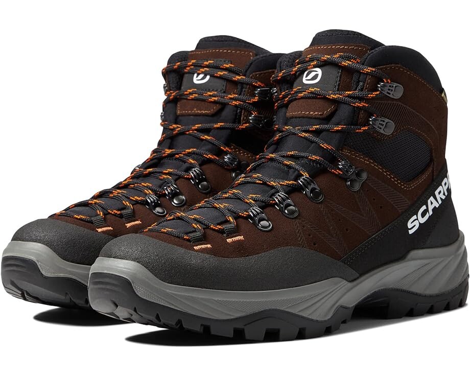 

Походные ботинки Scarpa Boreas GTX, цвет Mud/Orange