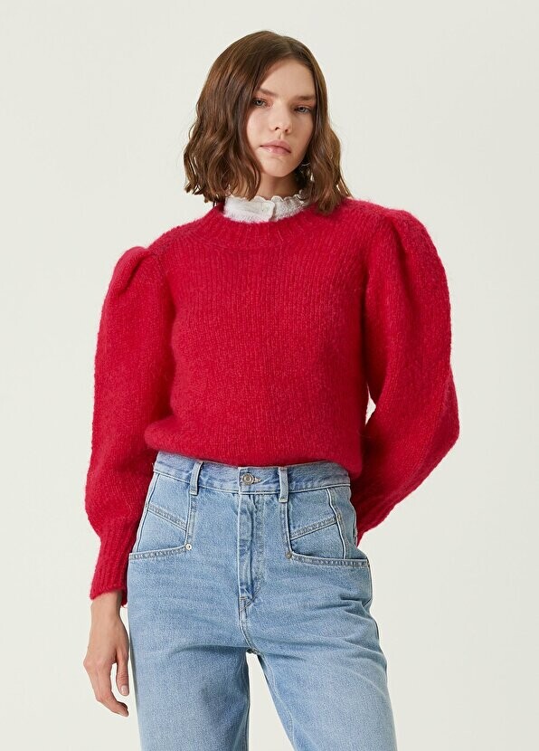 

Шерстяной свитер фуксии Isabel Marant