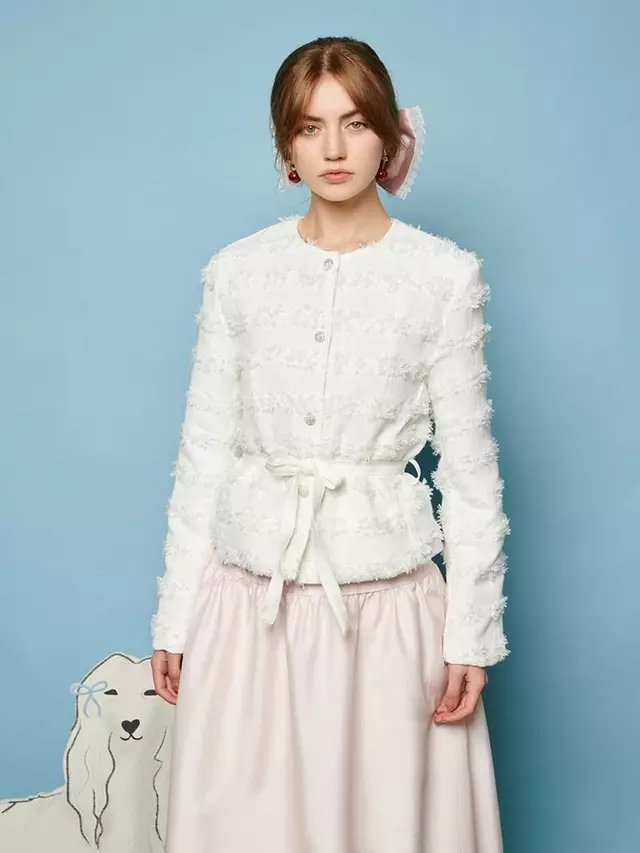

Куртка Sister Jane Sister Jane Lassie Tweed, белый