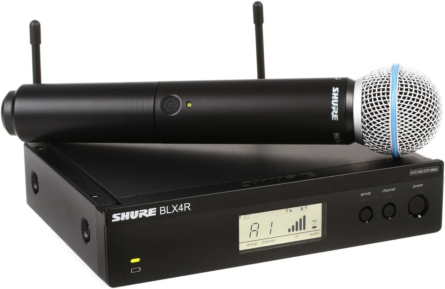 

Беспроводная ручная микрофонная система Shure BLX24R/B58 — диапазон H10
