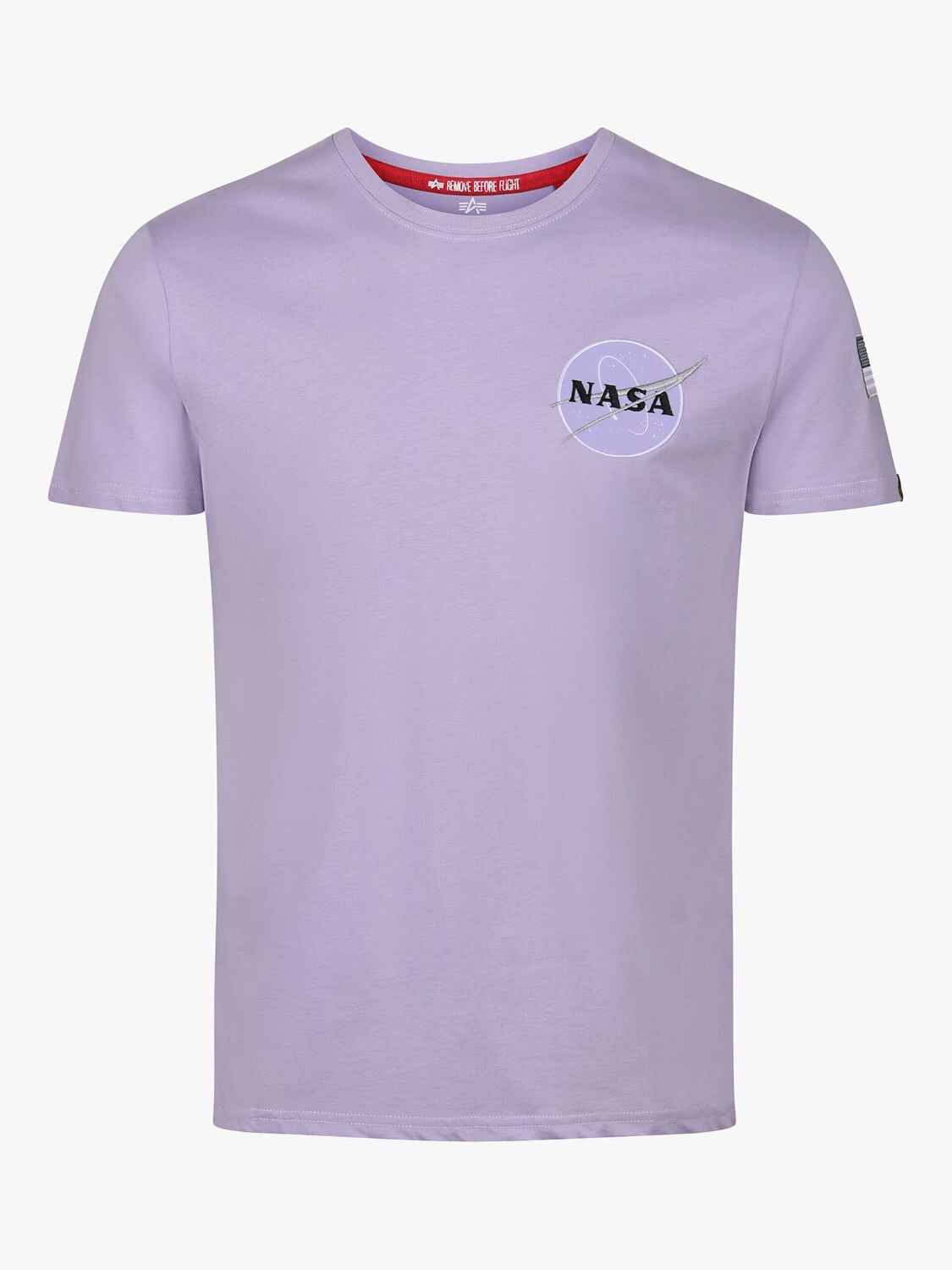 

Футболка с логотипом NASA Space Shuttle X Alpha Industries, бледно-сиреневый, Фиолетовый