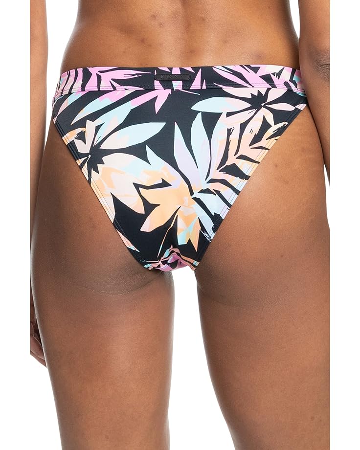 Низ бикини Roxy Active Moderate Sporty Bikini Bottoms, цвет Anthracite Zebra Jungle