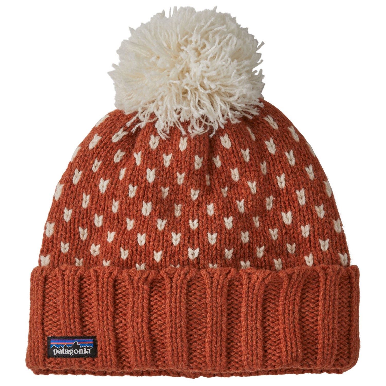 

Шапка Patagonia Snowbelle Beanie, цвет Offset Dot: Burnished Red