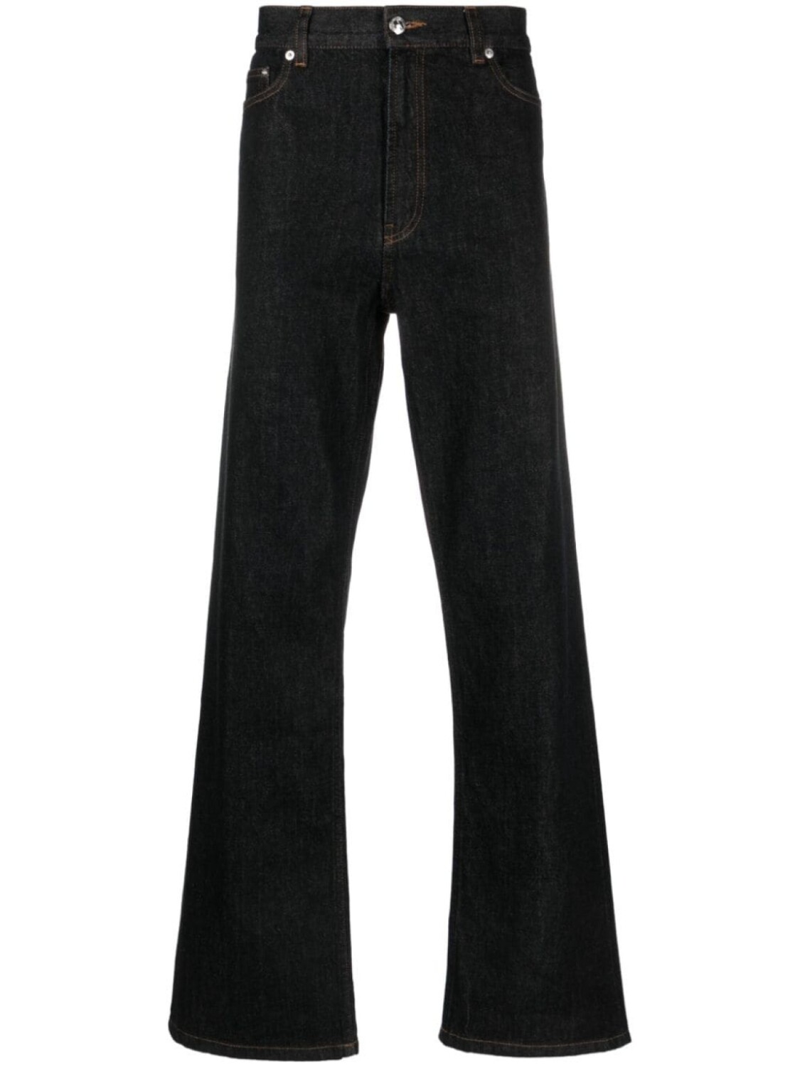 

A.P.C. широкие джинсы средней посадки, синий