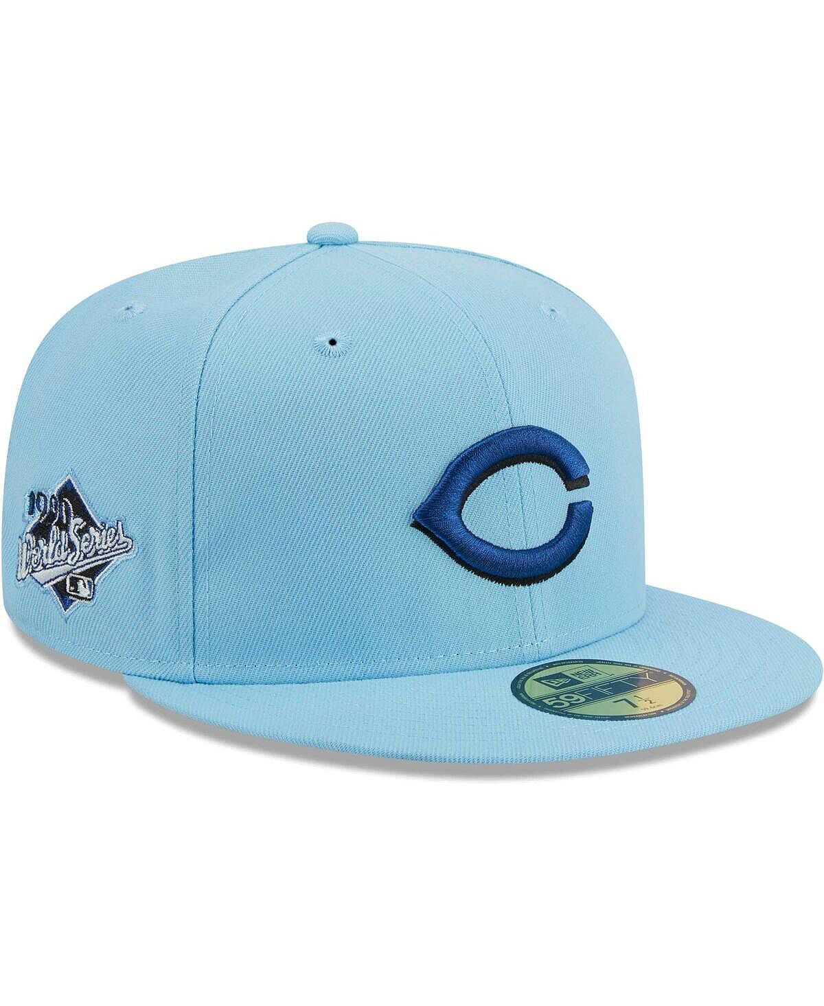 

Мужская голубая приталенная шляпа Cincinnati Reds 59FIFTY New Era