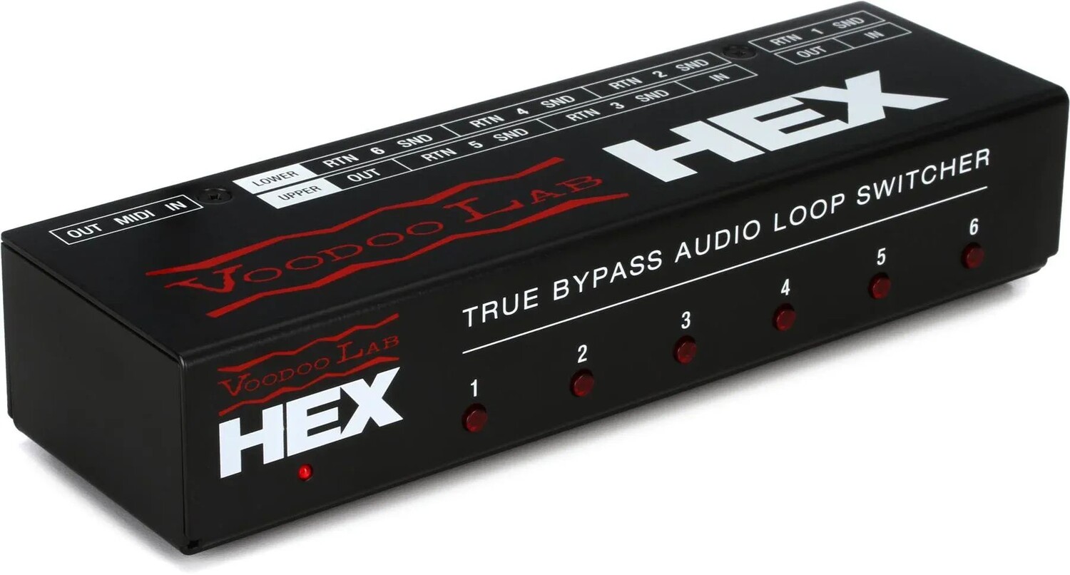 

Voodoo Lab HEX True Bypass 6-контурный аудиопереключатель