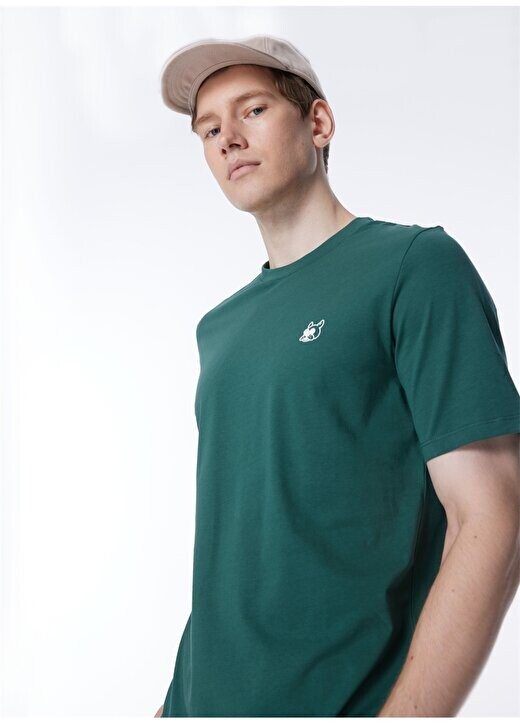

Зеленая мужская футболка JCODEN TEE SS CREW NECK EXC Jack & Jones, зеленый