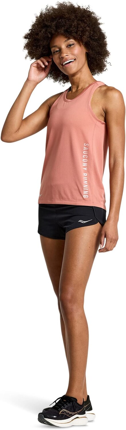 

Графический синглет секундомера Saucony, цвет Soot Graphic