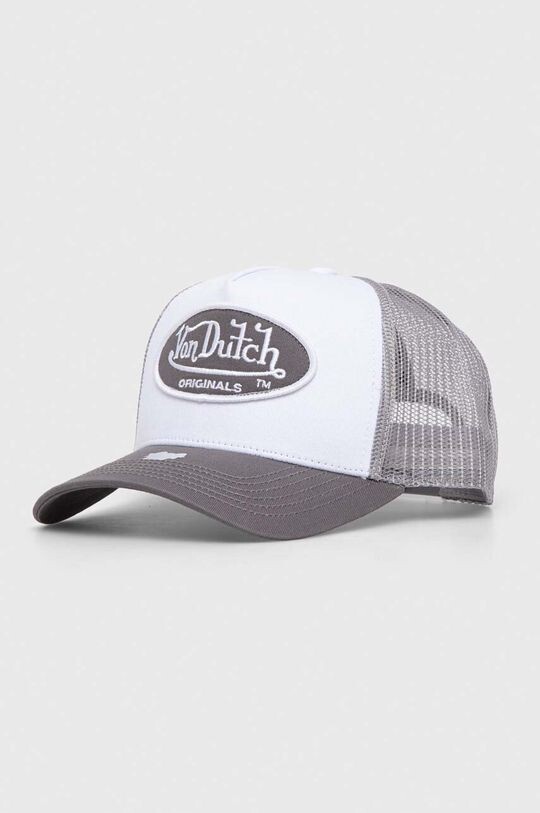 

Бейсбольная кепка фон Датч Von Dutch, серый