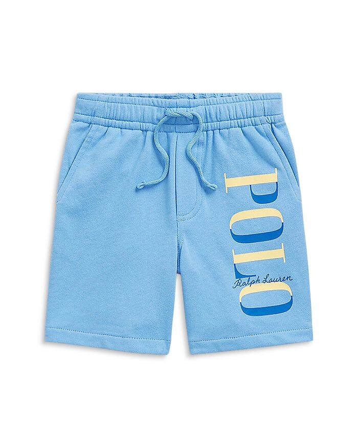 

Спортивные махровые шорты с логотипом для мальчика - Little Kid Ralph Lauren