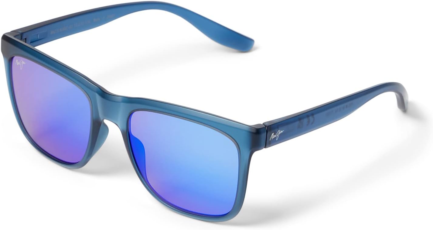 Солнцезащитные очки Pehu Maui Jim, цвет Matte Navy/Blue Hawaii