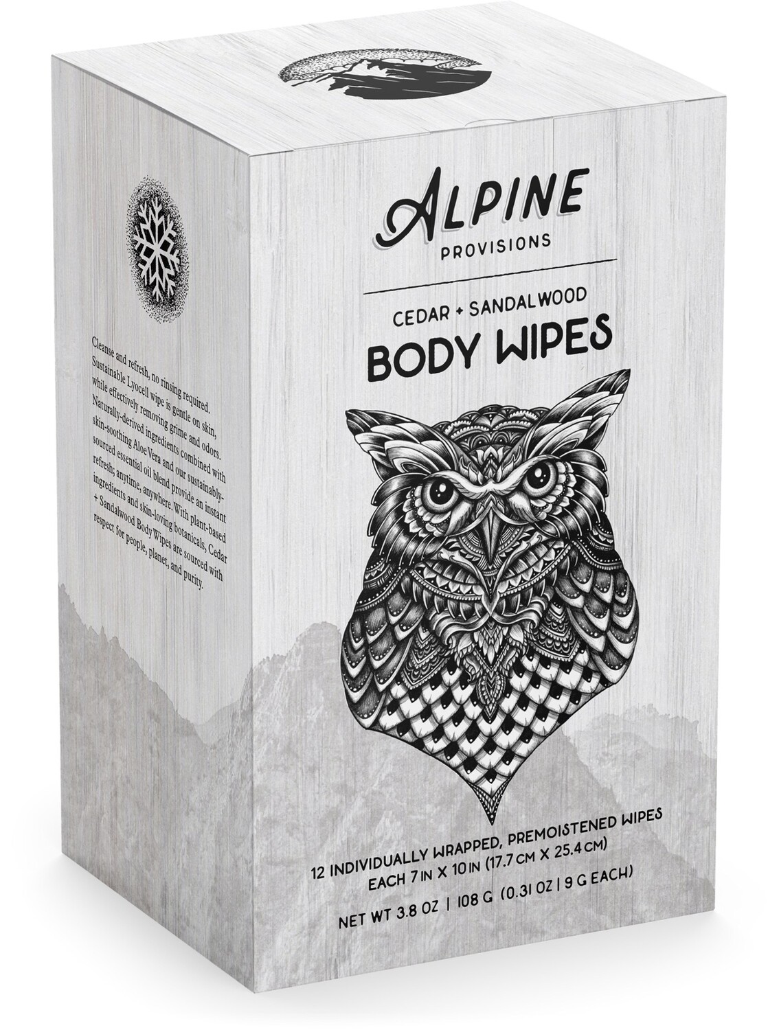 

Влажные салфетки для тела Alpine Provisions