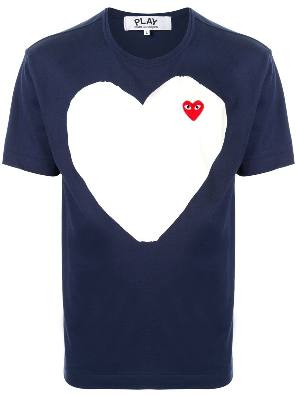 

Футболка с круглым вырезом и логотипом Comme Des Garçons Play, синий