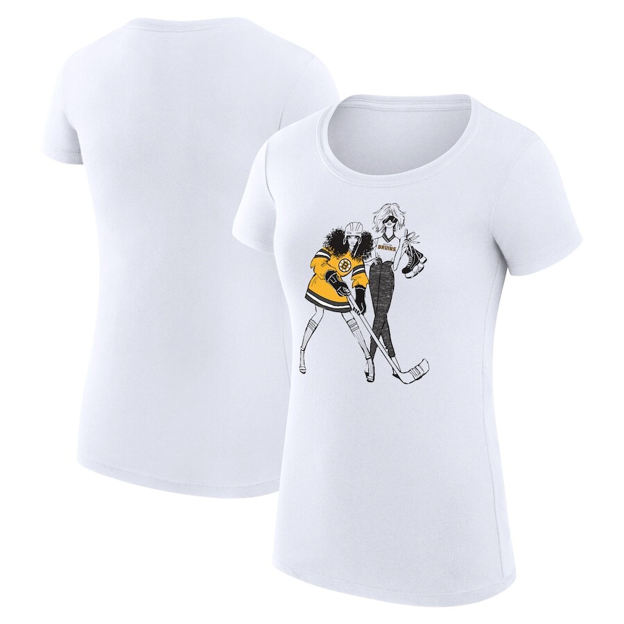 

Футболка с коротким рукавом G-III 4Her by Carl Banks Boston Bruins, белый