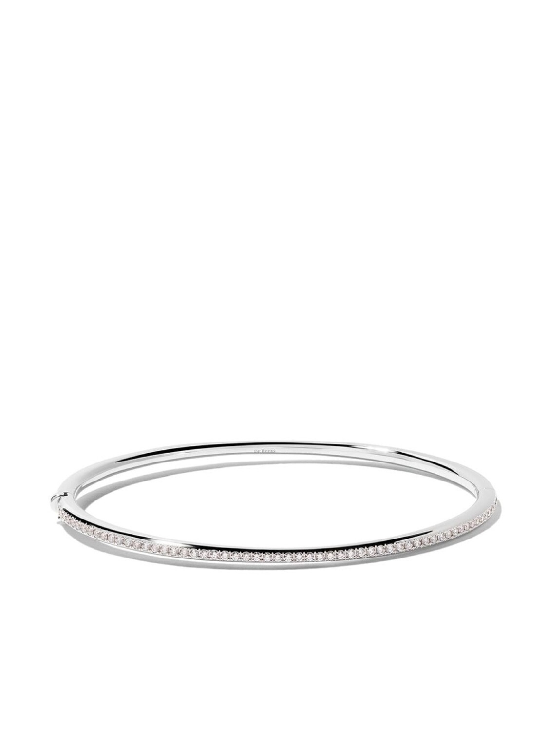 

Браслет из белого золота с бриллиантами De Beers Jewellers, серебряный