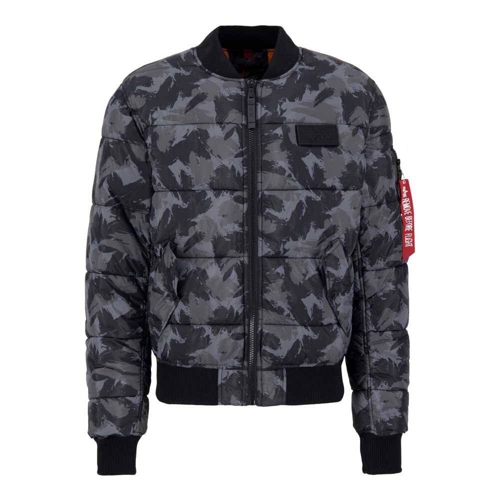 

Куртка Alpha Industries MA-1 Puffer Bomber, серый