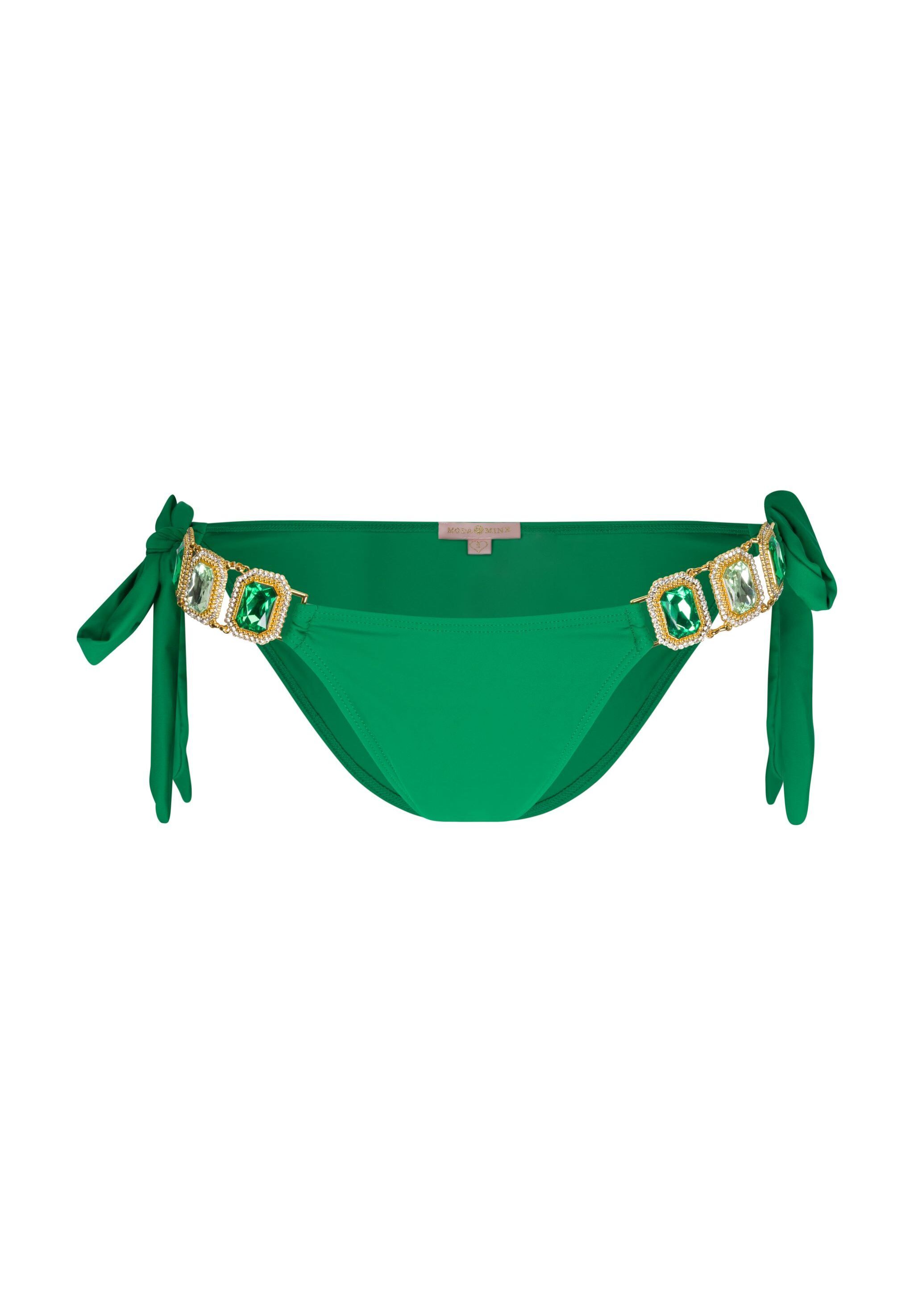 Плавки бикини Moda Minx Bikini Hose Boujee seitlich gebunden, зеленый