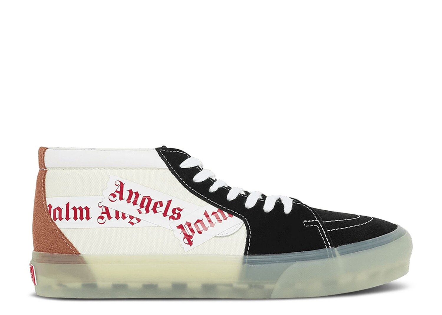 

Кроссовки Vans Palm Angels X Sk8-Mid Vlt Lx 'Black', черный
