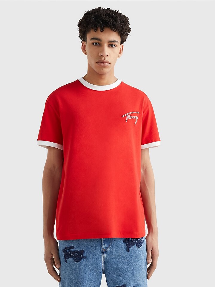 

Фирменная футболка Ringer с логотипом Tommy Jeans