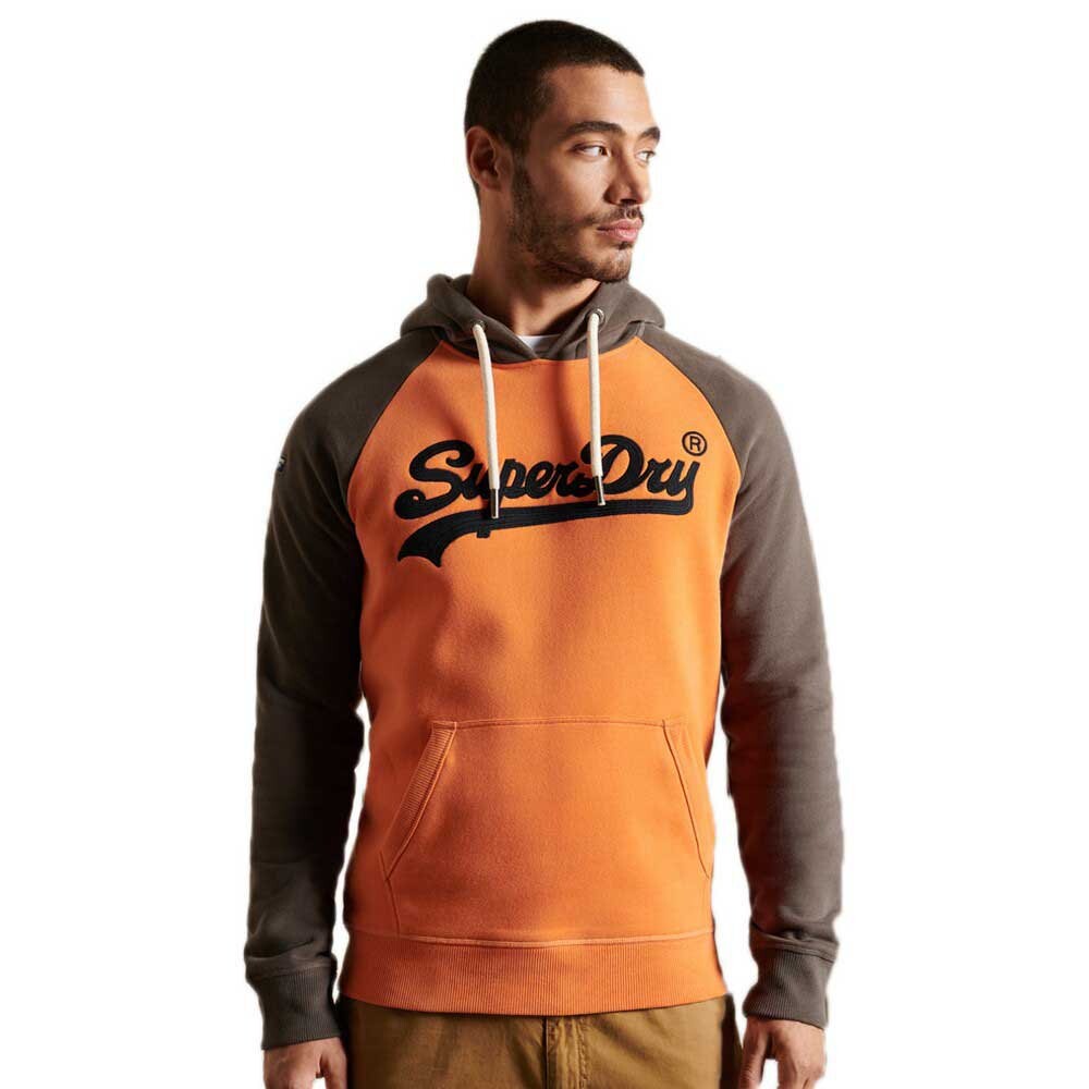 

Худи Superdry Vintage Logo AC Raglan, оранжевый