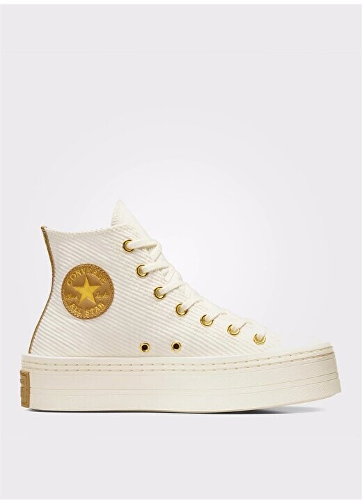 

Кремовые женские кожаные повседневные кроссовки A07204C CHUCK TAYLOR ALL STAR MO Converse, кремовый