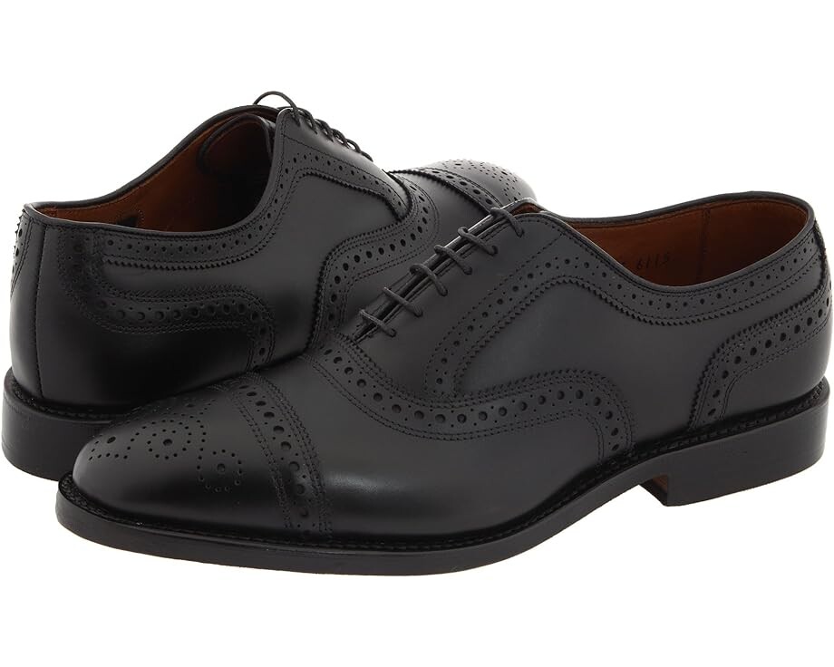 Оксфорды Allen Edmonds Strand, цвет Black Calf