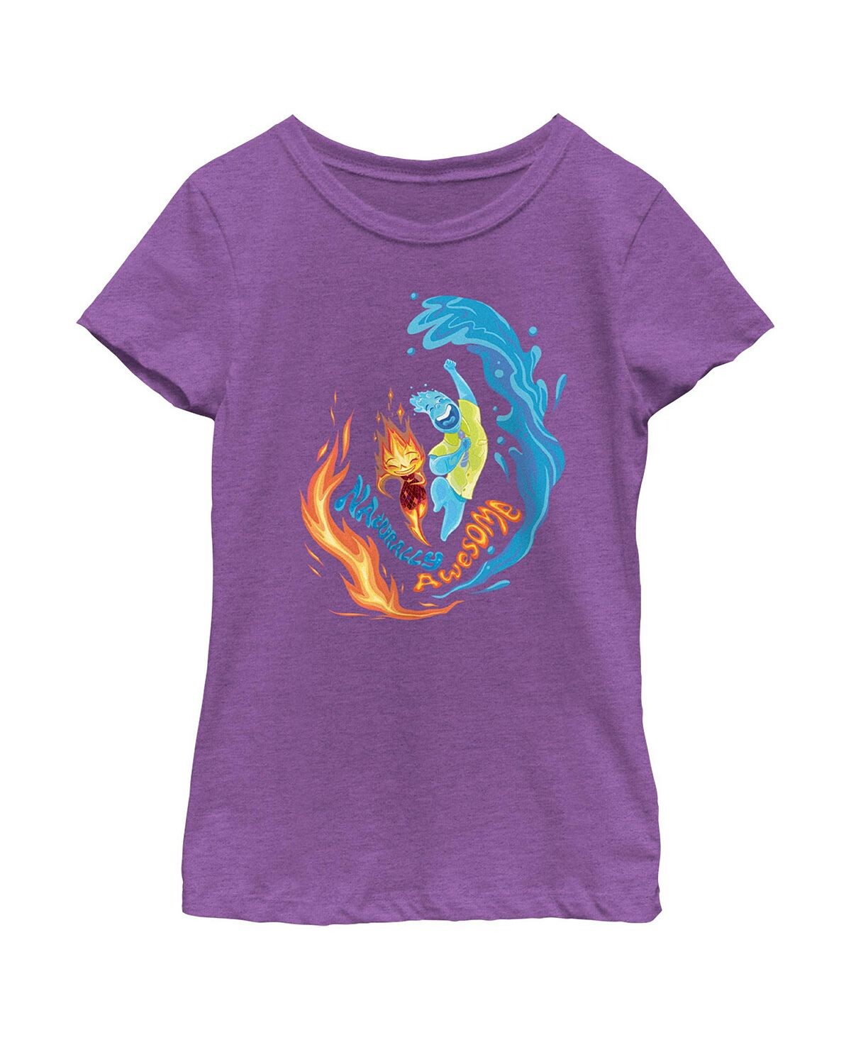 

Детская футболка Elemental Ember and Wade Naturally Awesome для девочек Disney Pixar