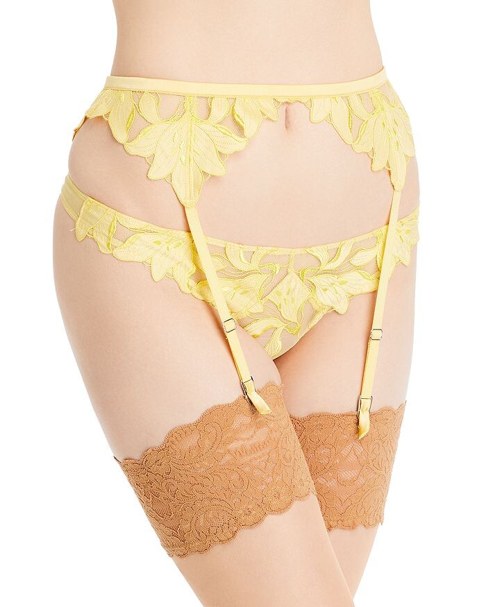 

Пояс для чулок с вышивкой Lily Fleur du Mal