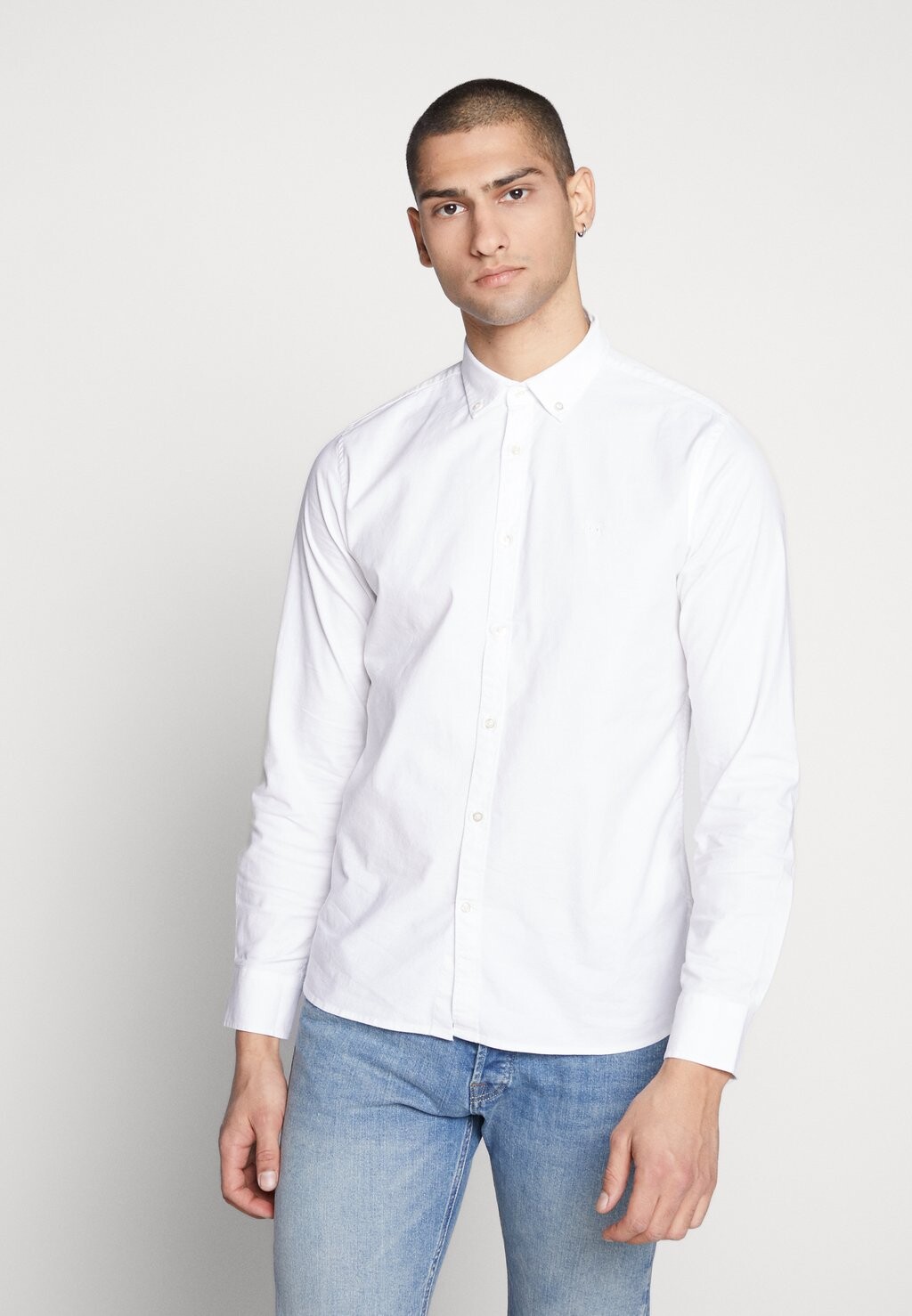

Рубашка SMALL OWL CUSTOM TAILORED KnowledgeCotton Apparel, ярко-белый