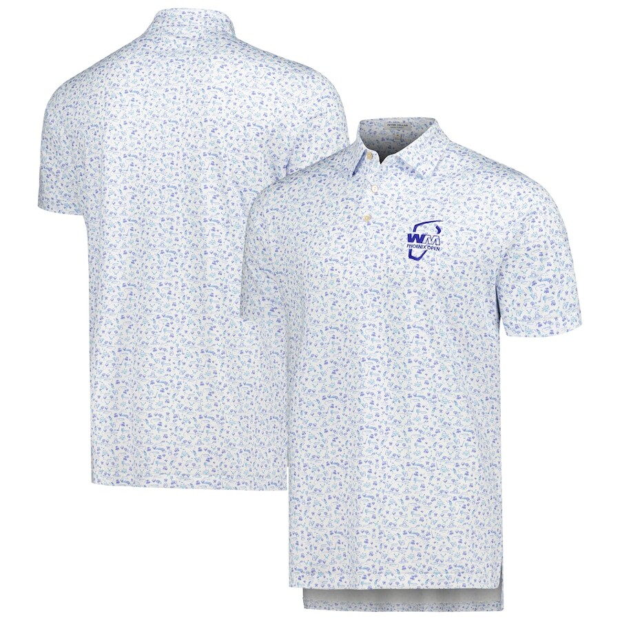 

Поло с коротким рукавом Peter Millar Wm Phoenix Open, белый