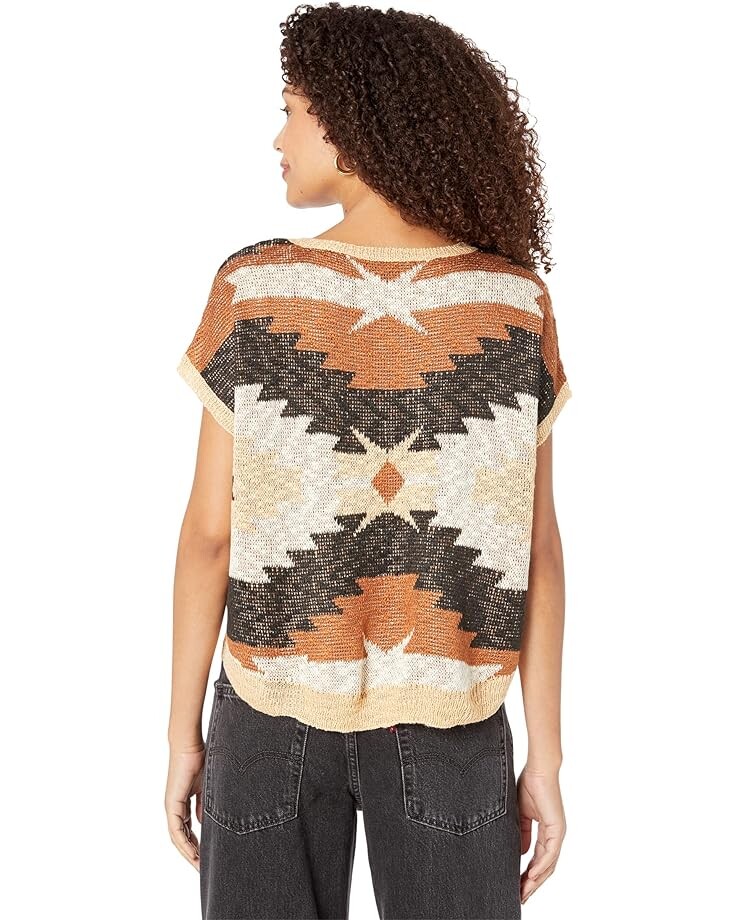 

Свитер Rock and Roll Cowgirl Sweater Aztec Design RRWT31RZN8, оранжевый