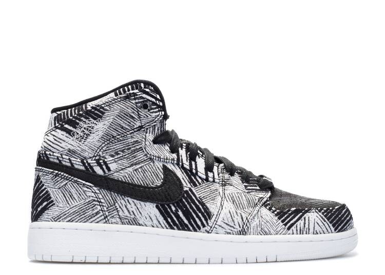 

Кроссовки AIR JORDAN 1 RETRO HIGH GG 'BHM', белый