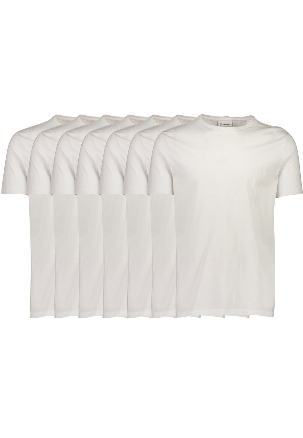 

Футболка базовая BASIC O-NECK TEE S/S 7 PACK Lindbergh, цвет white