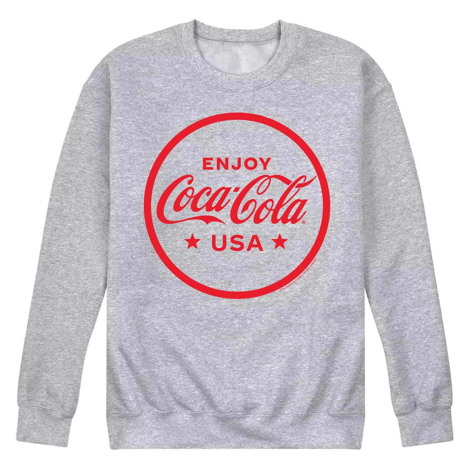 

Мужской флисовый свитшот с рисунком Coca-Cola Enjoy CocaCola USA Licensed Character