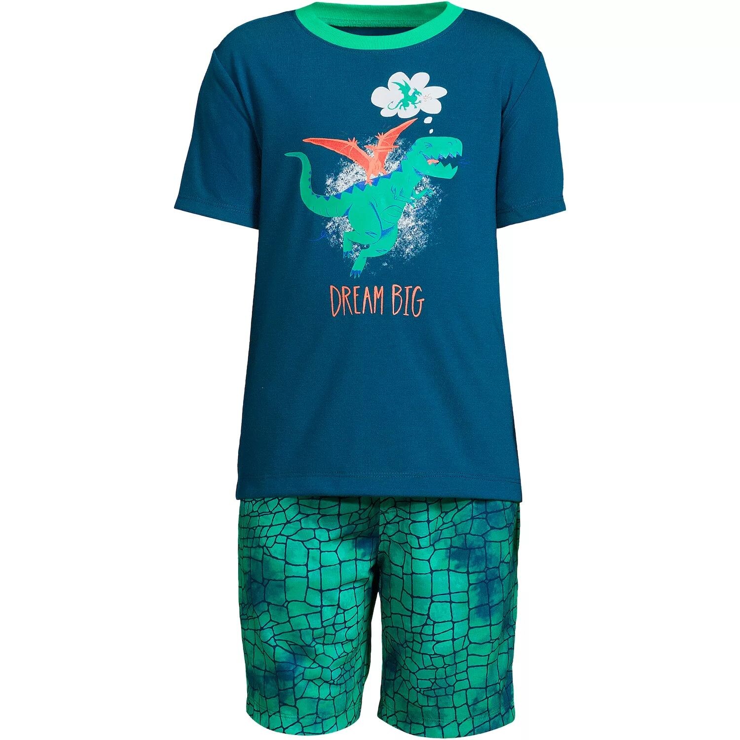

Пижамный комплект с футболкой и шортами Lands' End для мальчиков 4–20 лет Lands' End