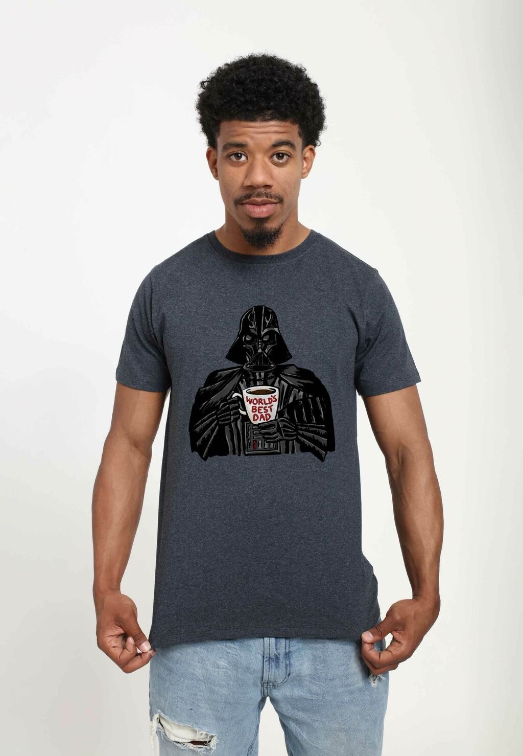 

Футболка с принтом Star Wars: Classic Vader Dad Mug Unisex Star Wars, черный