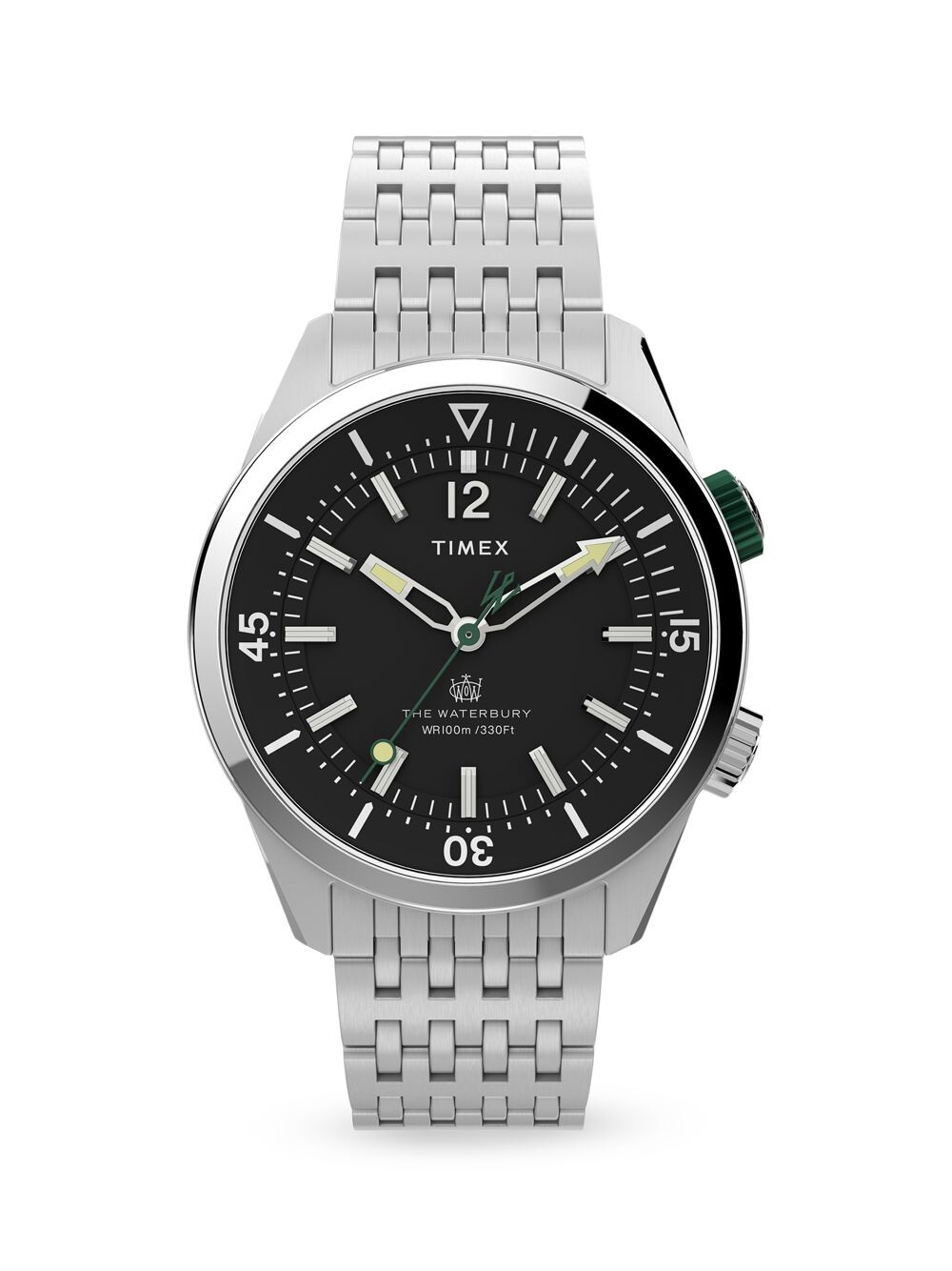 

Часы Waterbury из нержавеющей стали Timex, серебряный