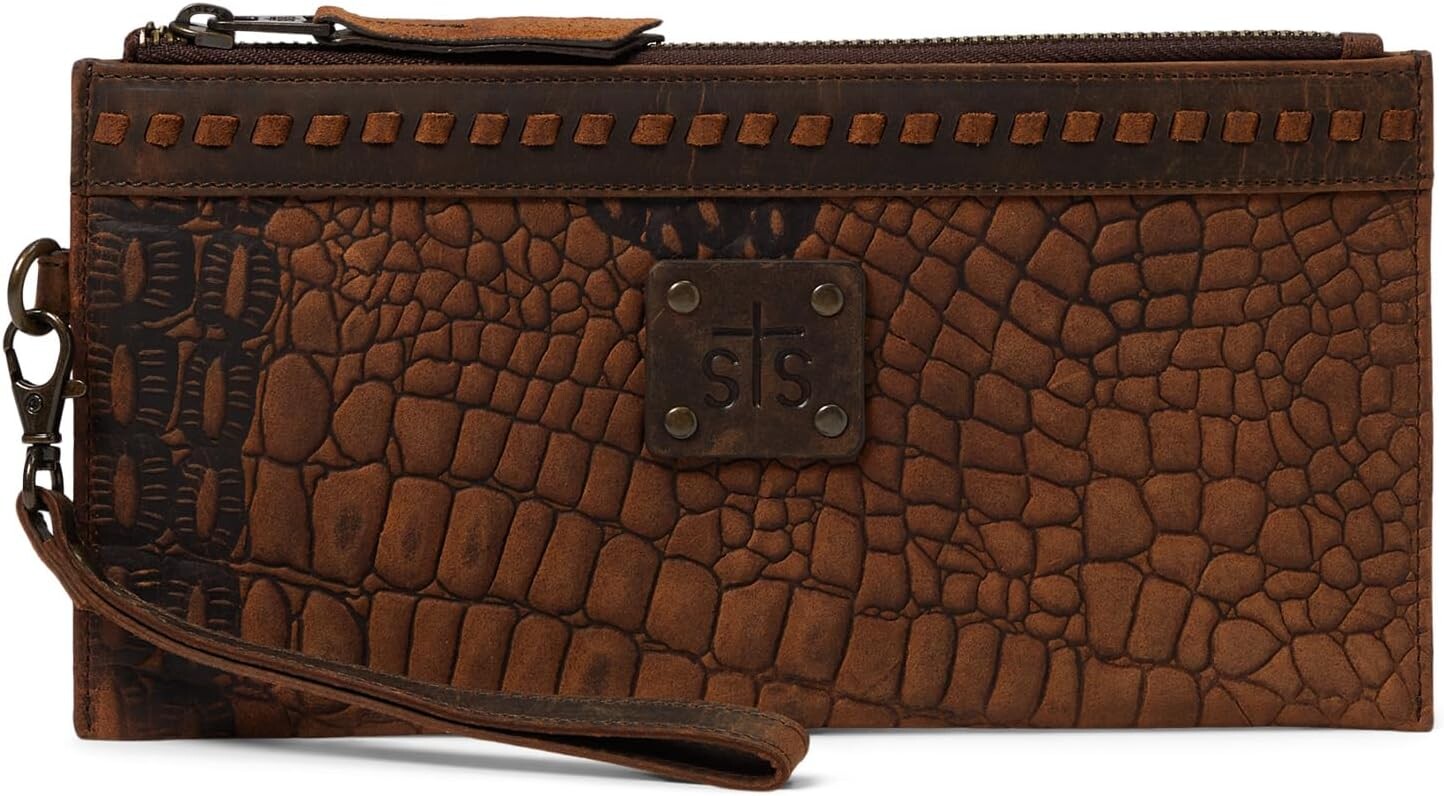 

Клатч Catalina с крокодилом STS Ranchwear, коричневый