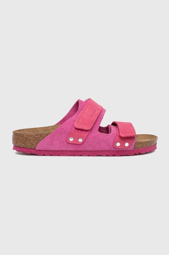 

Замшевые шлепанцы Uji Birkenstock, розовый