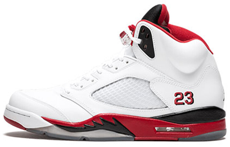 

Jordan 5 Retro Fire Red Black Tongue (2013)