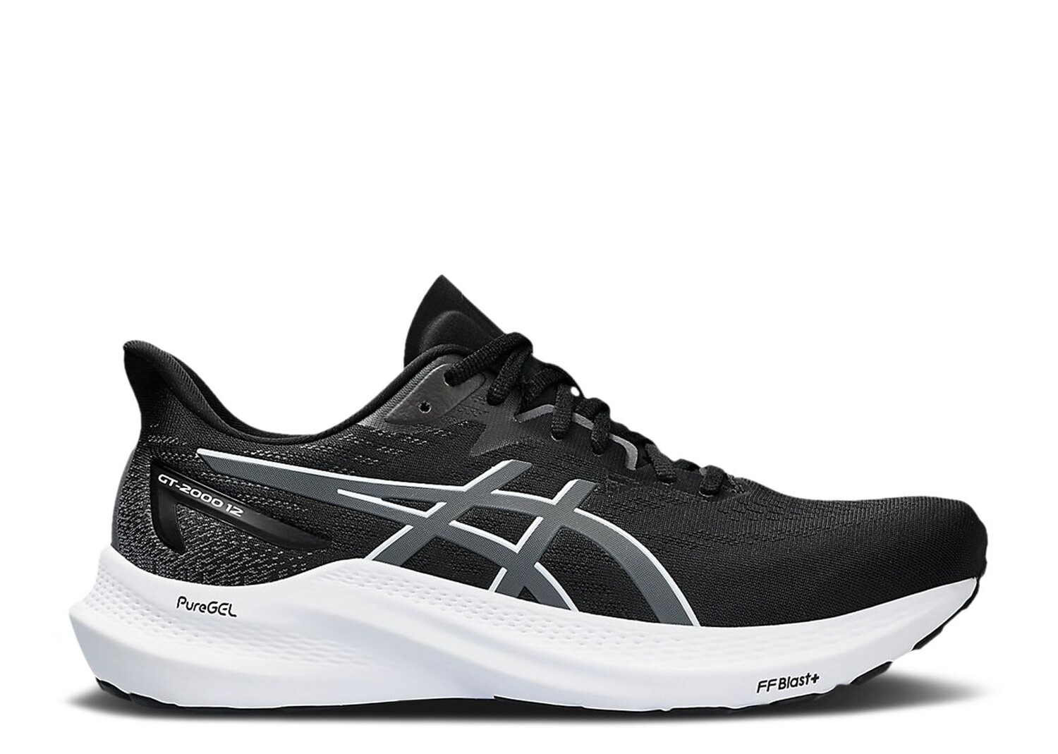 

Кроссовки ASICS Gt 2000 12 'Black Carrier Grey', черный, Черный;серый