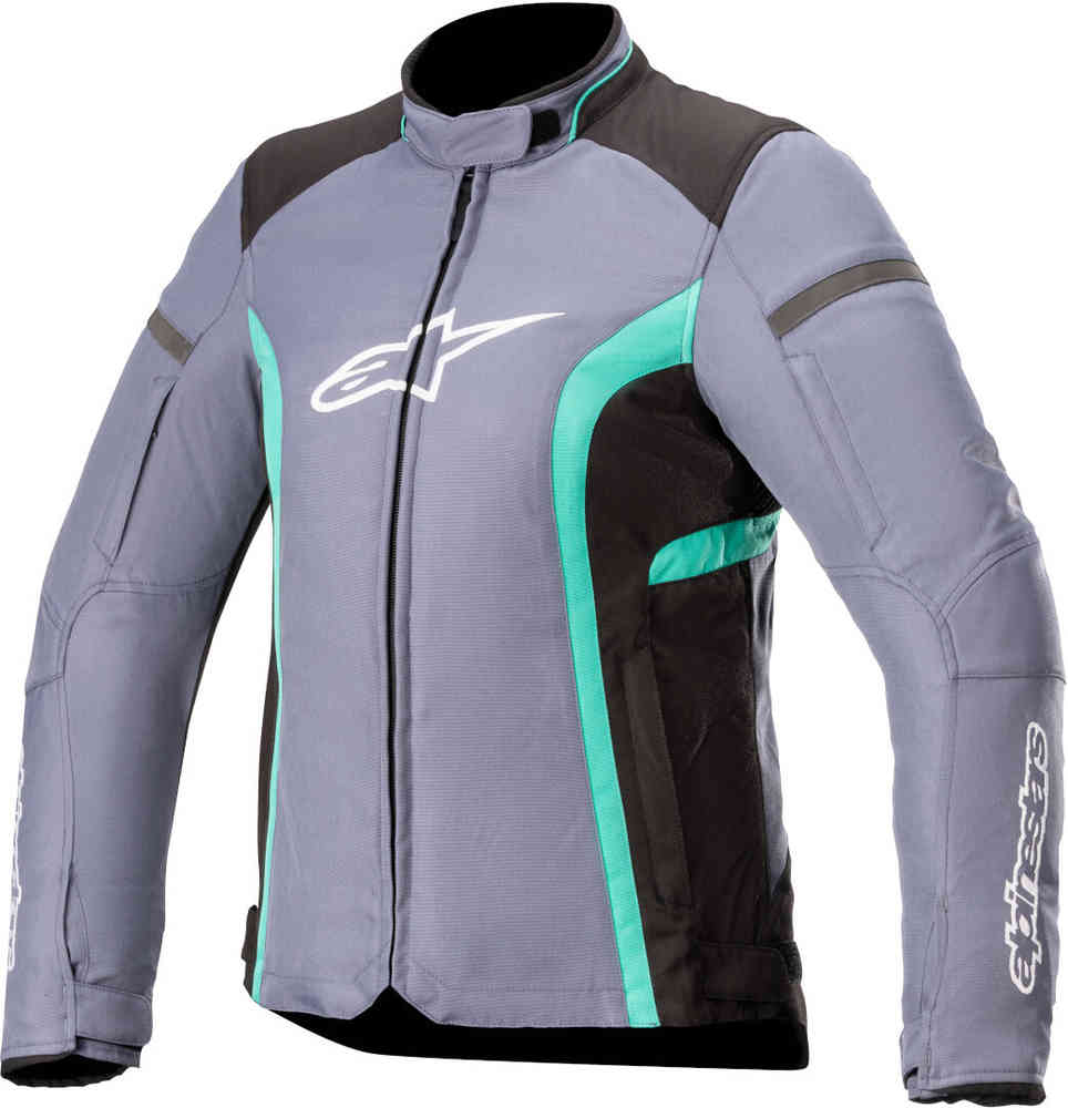 Stella T-Kira V2 Водонепроницаемая женская мотоциклетная текстильная куртка Alpinestars, светло-серый/черный
