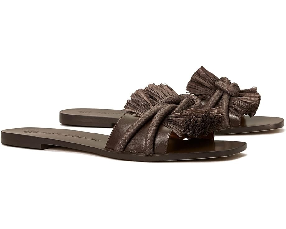 

Сандалии Tory Burch Rope Flat Slide, цвет Fudge/Fudge