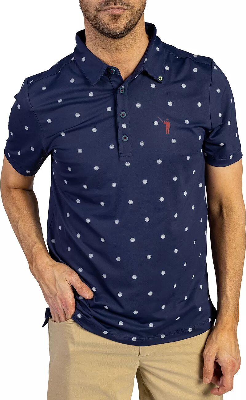 Мужская футболка-поло для гольфа William Murray Divot Dot