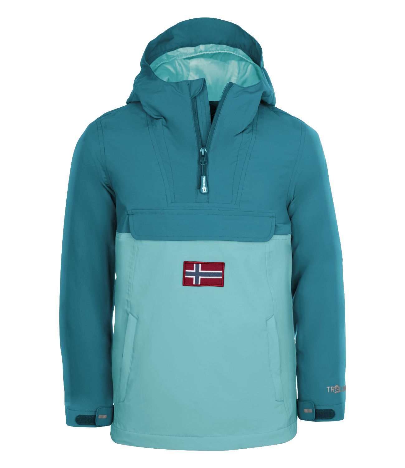 

Функциональная куртка Trollkids Anorak Bergen, цвет Teal Grün