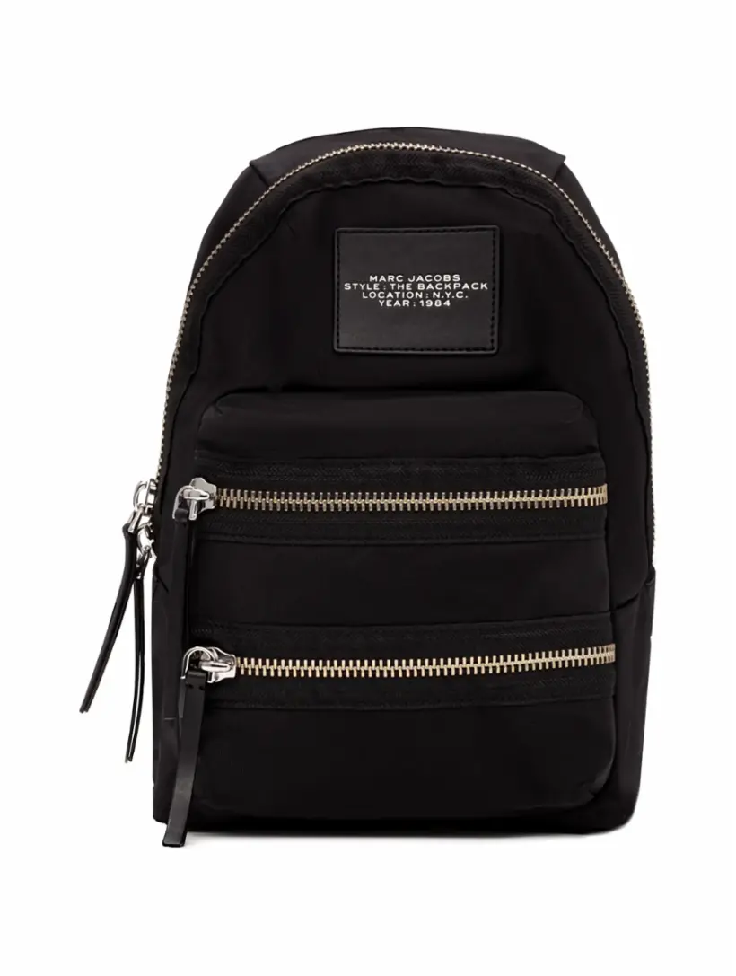 

Текстильный рюкзак The Biker Marc Jacobs, черный